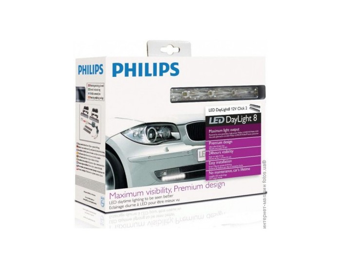 Lumini de zi Philips 12825WLEDX1 LED DaylightGuide 12V 6 Home - SC WEBPLACE
